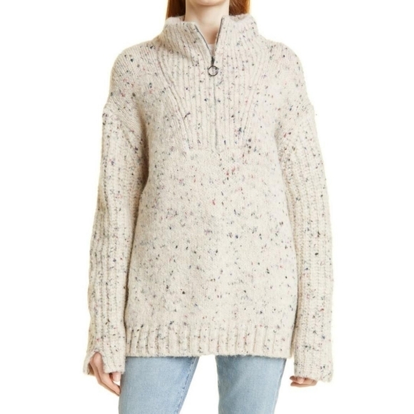 NWT LINE Label Georgia Half Zip Sweater Small - Picture 1 of 7